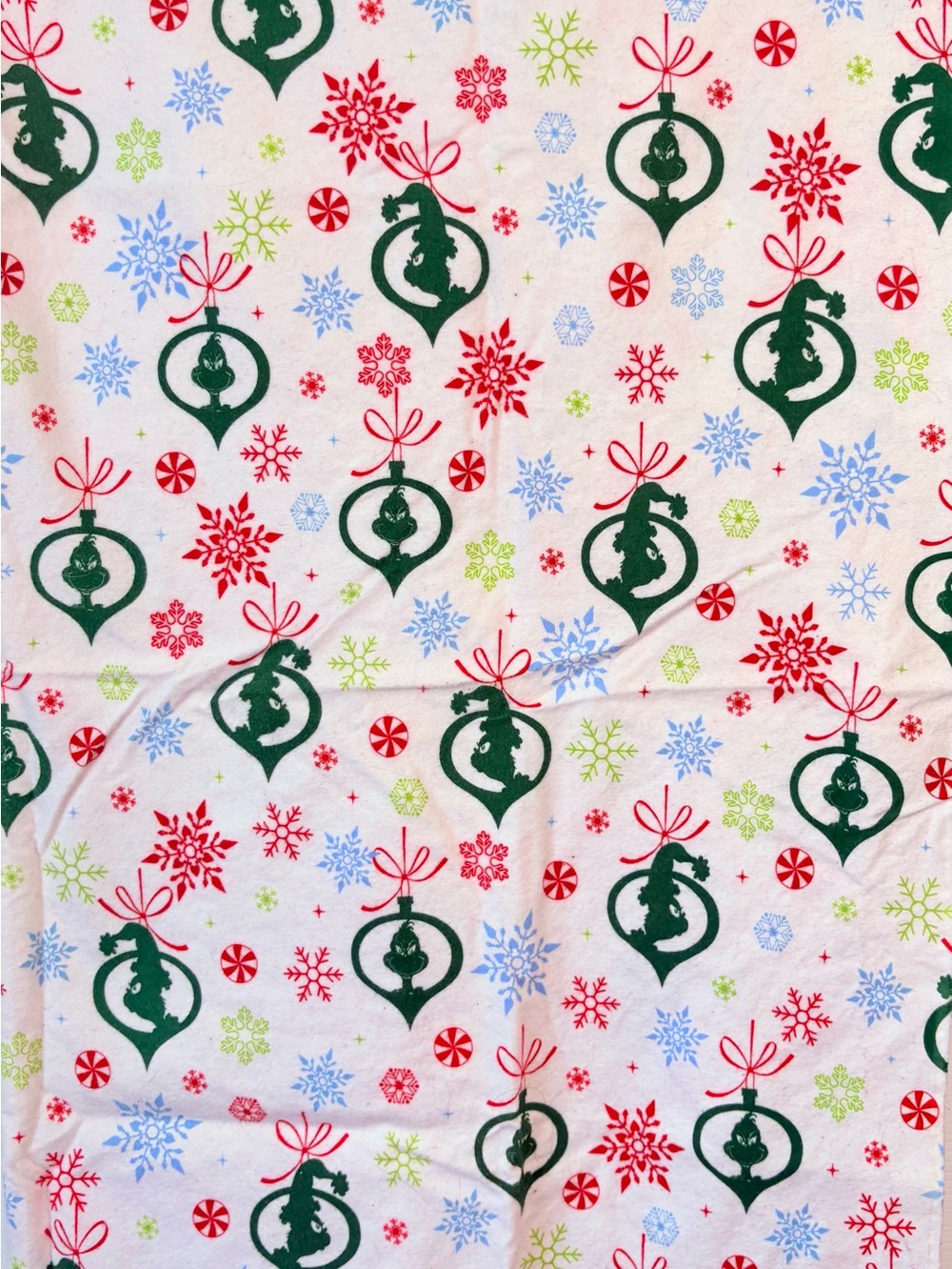 How the Grinch Stole Christmas Robert Kaufman Flannel Fabric 40”x37”